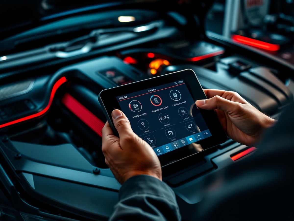 Dealer-level diagnostic tools in use at MasterTech Automotive